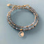 Clover Moon Bracelet and Labradorite Beads | Gift Idea | Women's Gift | Perfect Women's Jewelry - Bracelet - British D'sire