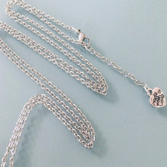 Clover Pregnancy Bola | Pregnancy Bola Necklace with Sonic Bead and Silver Pendant | Gift Jewelry | Gift Idea | Mother to Be Jewel | Mom Gift - Necklaces - British D'sire