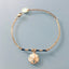 Clover Sand Dollar Bracelet | Women's Sand Dollar Bracelet 24K Gold | Golden Bracelet | Gift idea | Gold Bracelet | Gift Jewelry | Women's Jewelry - Bracelet - British D'sire