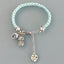 Clover Turquoise Green Women's Bracelet with Pineapple and Perfume Pearl | Christmas Gift | Bracelet | Pineapple Bracelet | Women's Gift Idea | Pineapple Jewel - Bracelet - British D'sire