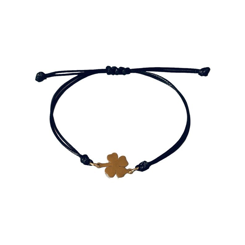 Clover Women's Bracelet in Gold Stainless Steel | Women's Bracelet | Golden Bracelet | Gift Jewelry | Lucky Charm - Bracelet - British D'sire Main image