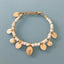 Clover Women's Cross Gourmet Bracelet and Seashells Plated Gold 24K | Gold Bracelet | Gift idea | Shell Bracelet | Gift Jewelry | Woman Jewelry - Bracelet - British D'sire
