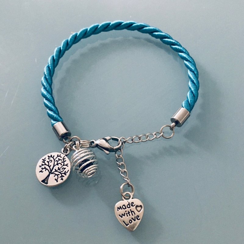 Clover Women's Turquoise Tree of Life Bracelet and Perfume Pearl | Women's Bracelet | Jewelry | Tree of Life Bracelet | Christmas Gift | Gift Jewelry - Bracelet - British D'sire Main image