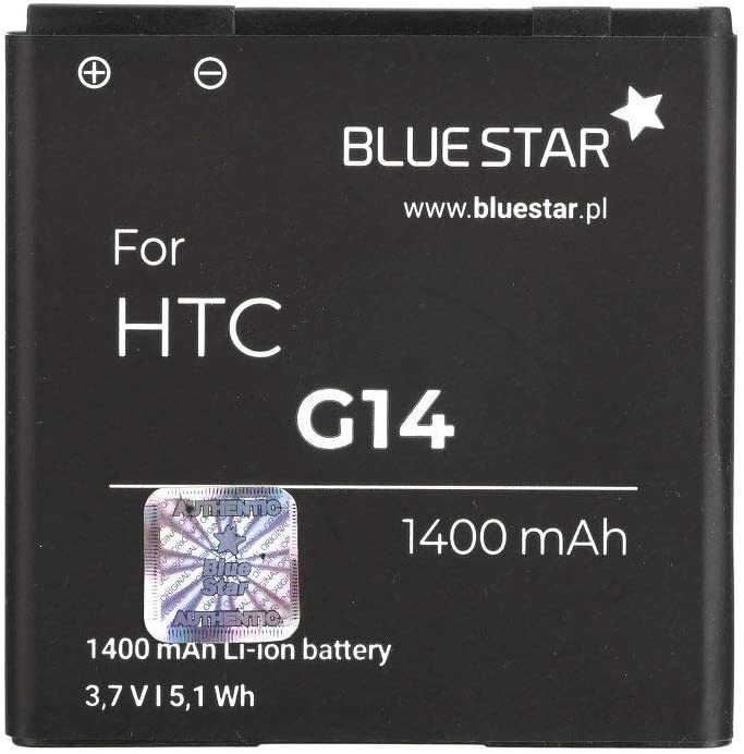 Coldbar Bluestar BA-S560 Replacement Battery for HTC Google G14 Sensation XE 4G Z710e / Z715e BG58100 1400 mAh - Mobile Accessories - British D'sire