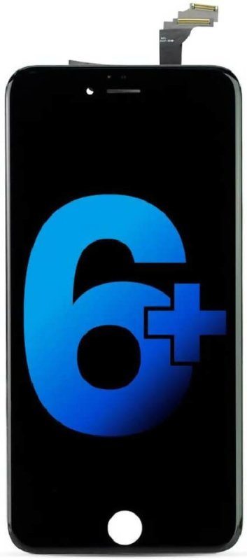 Coldbar Screen Replacement LCD for iPhone 6 Plus Display Mobile Phone Part Digitizer Display Touch Sensor Assembly A1522, A1524 Black - Tablet Phone Stands & Mounts - British D'sire Main image