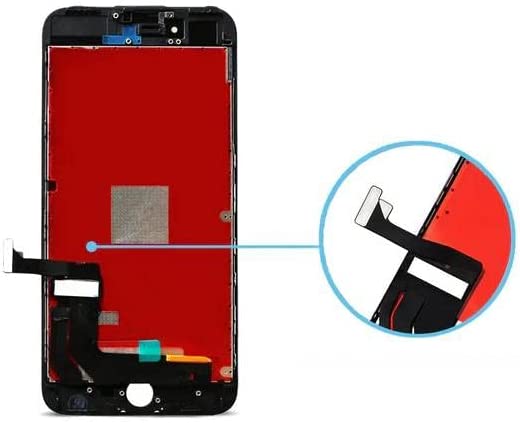 Coldbar Screen Replacement LCD for iPhone 7 Plus Display Mobile Phone Part Digitizer Display Touch Sensor Assembly A1661, A1784, A1785, A1786 Black - Mobile Accessories - British D'sire