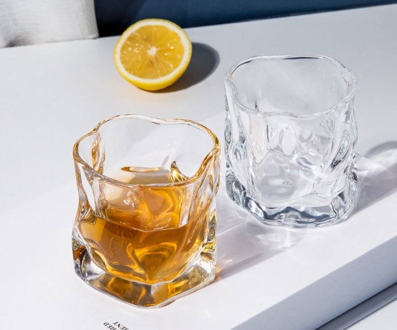 Connoisseur Sodium Silicate Whiskey glass(set of 2) - Glasswares & Drinkwares - British D'sire