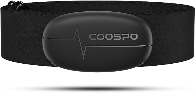 COOSPO Heart Rate Monitor Chest Strap, H6 HRM Bluetooth ANT+ HR Sensor, for Running Cycling Gym Sports - British D'sire