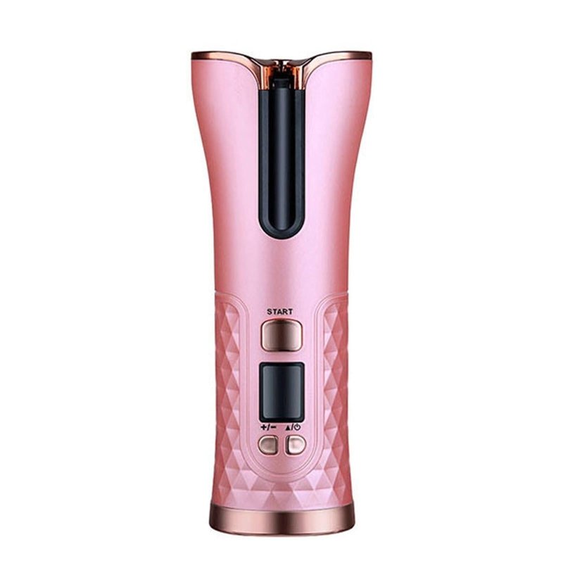 Cordless Auto Hair Curler Portable Mini Hair Curler USB Rechargeable Wireless Hair Curler - Hair Care & Styling - British D'sire