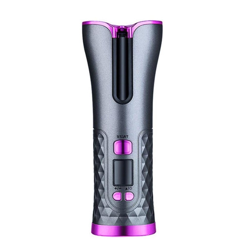 Cordless Auto Hair Curler Portable Mini Hair Curler USB Rechargeable Wireless Hair Curler - Hair Care & Styling - British D'sire