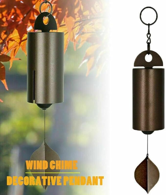 Cucioki Wind Chimes for Outside, Garden Decor, Heroic Windbell Outdoor & Patio Decor (24in) Wind Chime, Garden Decor for Outside Bronze - British D'sire