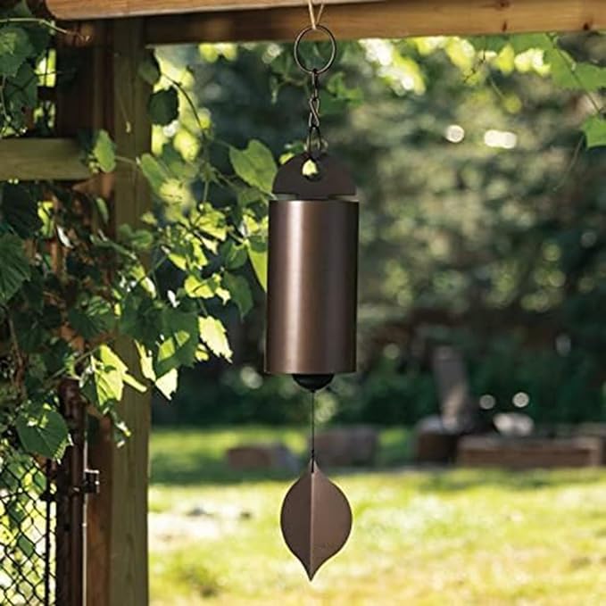 Cucioki Wind Chimes for Outside, Garden Decor, Heroic Windbell Outdoor & Patio Decor (24in) Wind Chime, Garden Decor for Outside Bronze - British D'sire