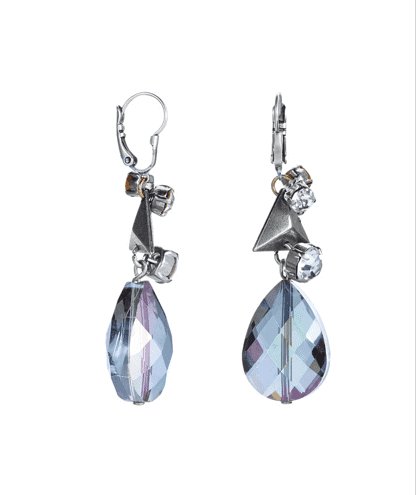 Dangle and drop earrings with Swarovski crystals and studs. - Earrings - British D'sire