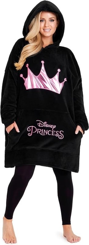Disney Women's Hoodies, Oversized Blanket Hoodie, Minnie and Mickey Gifts - British D'sire