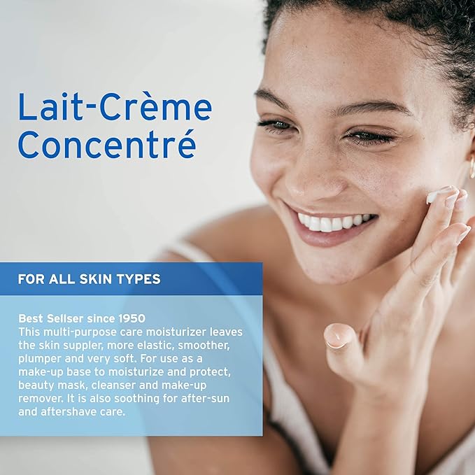 Embryolisse - Lait-Crème Concentré - 3 in 1 Multifunction Moisturiser - Primer, Moisturiser, and Make-up Remover - Moisturises, Nourishes and Repairs the Skin - Satin Finish - 30ml (Pack of 2) - British D'sire