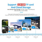 ESCAM TV114 4MP WiFi Camera Support Two-Way Voice & Night Vision & Motion Detection, Specification:UK Plug - IP Camera - British D'sire