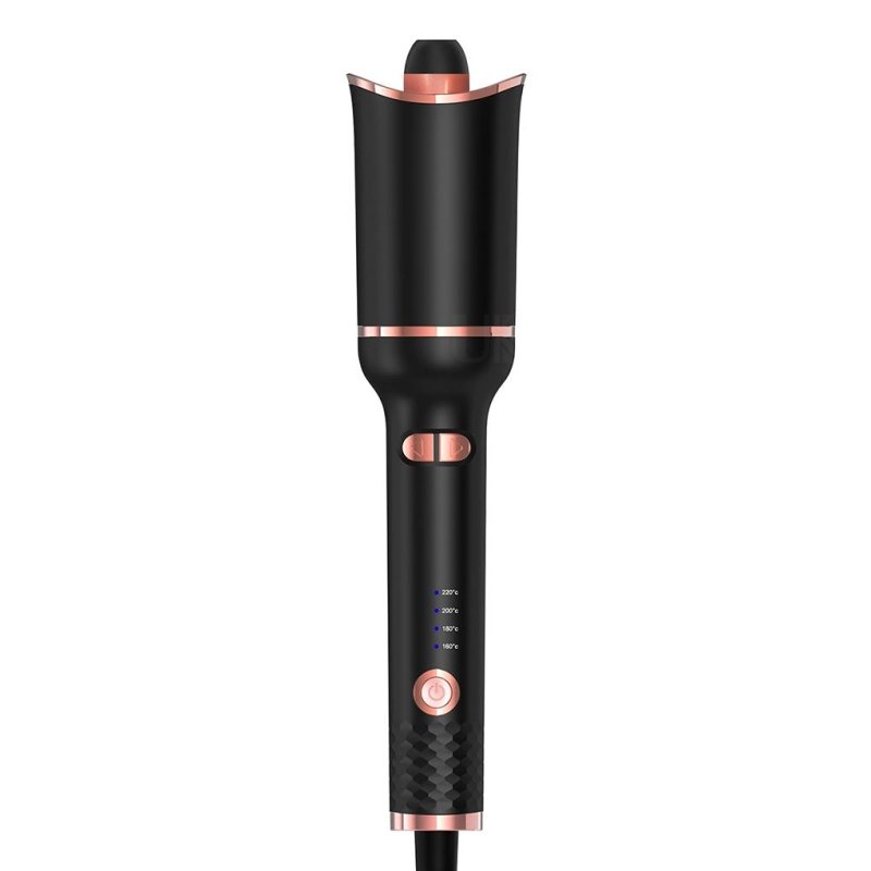 EU Plug Electric Long Hair Curler Temperature Adjustable Curling Iron with Indicator Portable DIY Hairdressing Waver Styler - Hair Care & Styling - British D'sire