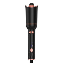 EU Plug Electric Long Hair Curler Temperature Adjustable Curling Iron with Indicator Portable DIY Hairdressing Waver Styler - Hair Care & Styling - British D'sire