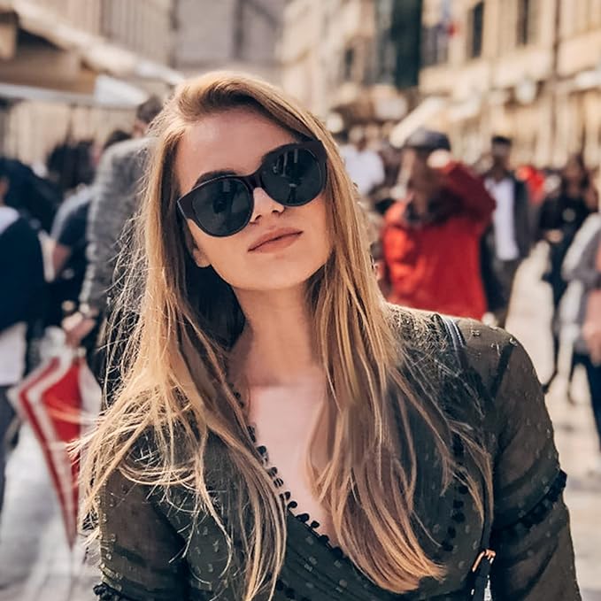 Face Shadow Polarized Over Glasses Sunglasses for Women, Fit Over