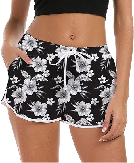 Women's gray swim shorts cheap