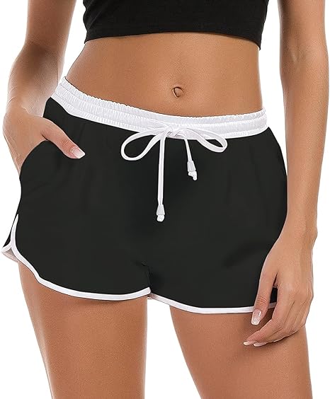 Fanient Women Swim Shorts | 3D Graphic Beach Shorts | Summer Swimwear Novelty Workout Gym Sport Pants - Women's Shorts and tops Sets - British D'sire