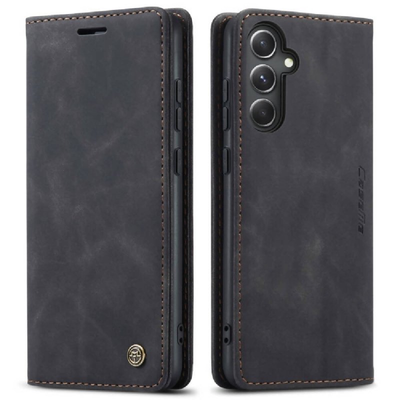 For Samsung Galaxy S23 FE CaseMe 013 Multifunctional Horizontal Flip Leather Phone Case(Black) - Mobile phone case - British D'sire