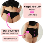 Form & Grace High Waist Full Brief Seamless Period Underwear - Bra & Panties - British D'sire