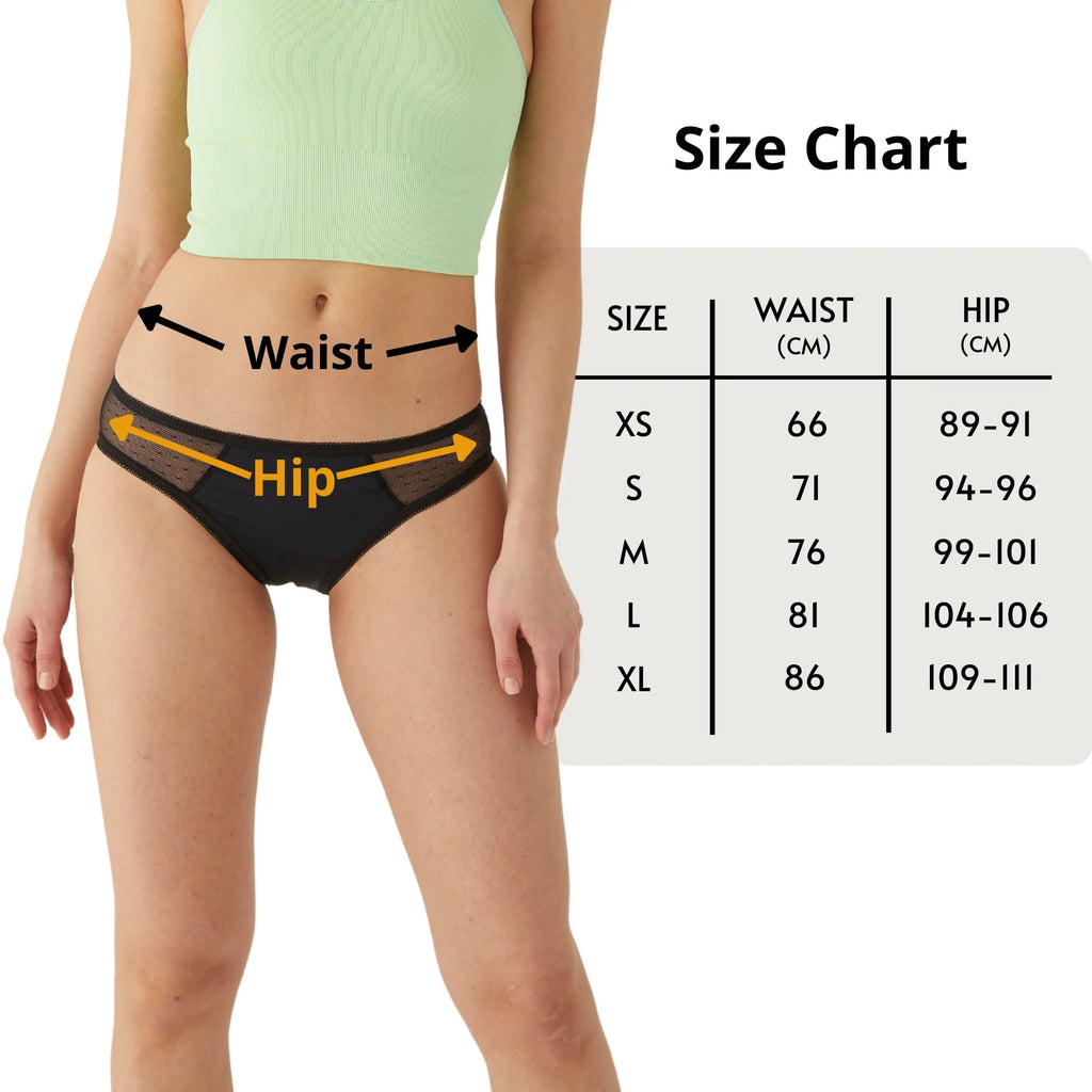 Form & Grace High Waist Full Brief Seamless Period Underwear - Bra & Panties - British D'sire