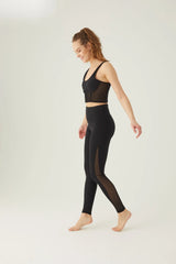 Form & Grace Leggings With Mesh Panel Detail - Gym Leggings - British D'sire