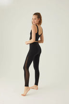 Form & Grace Leggings With Mesh Panel Detail - Gym Leggings - British D'sire