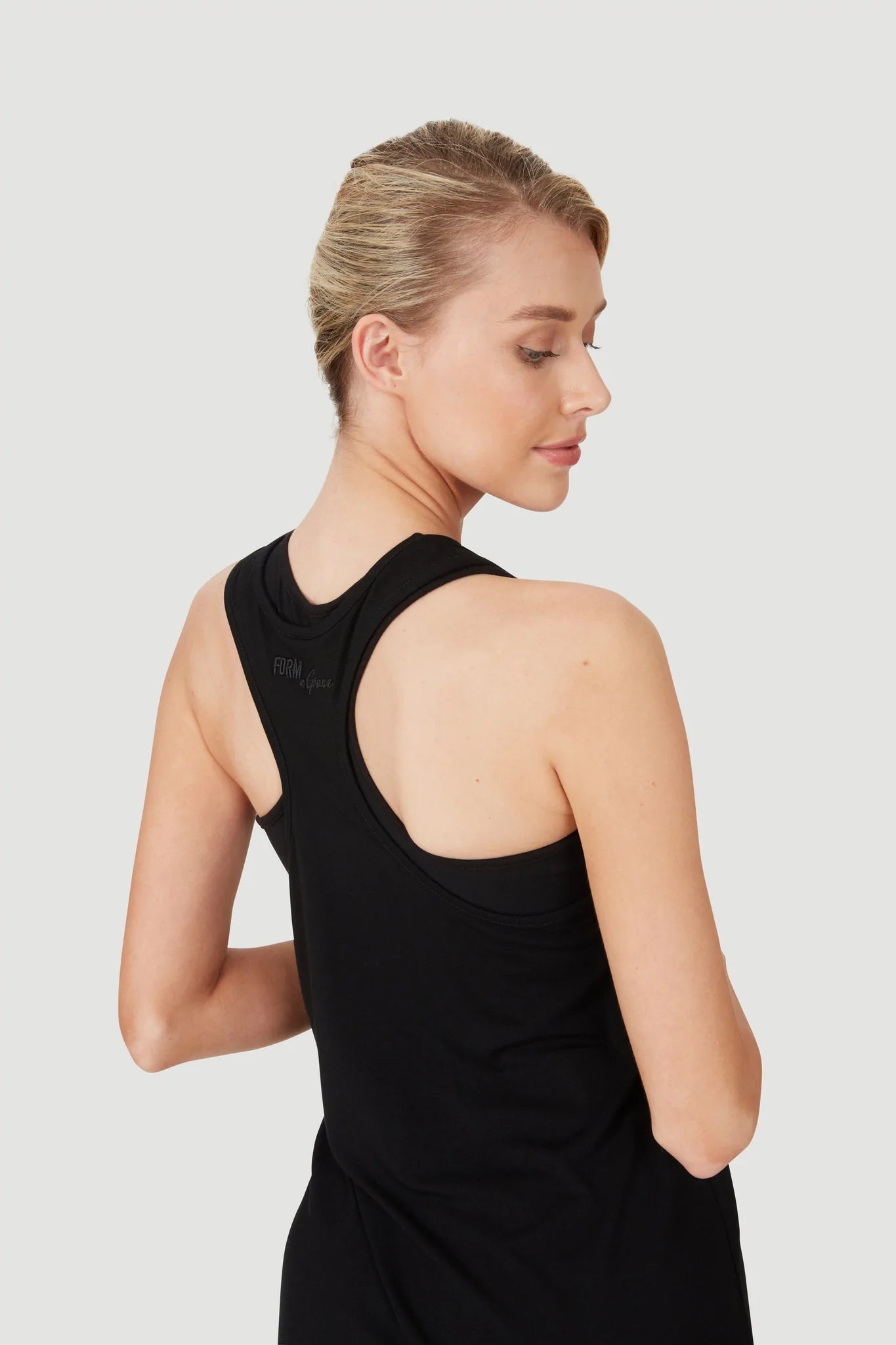 Form & Grace Racer Back Longline Vest - Slimming Vests & Shorts - British D'sire