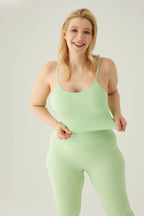 Form & Grace Seamless Cami Bra Pistachio - Bra & Panties - British D'sire