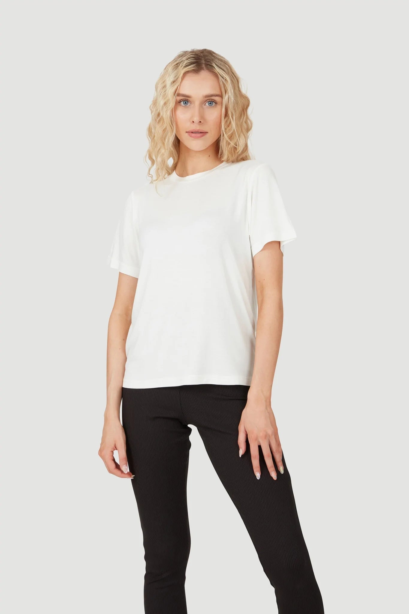 Form & Grace Standard T-shirt Black & Ivory - Women's T-Shirts & Shirts - British D'sire