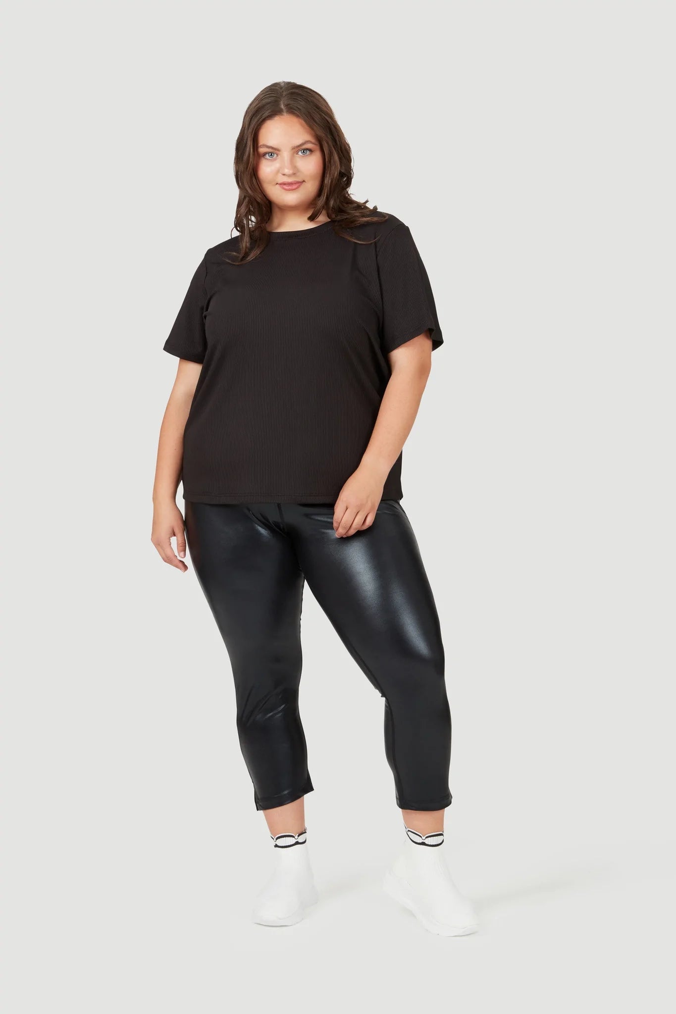 Form & Grace Stepped Hem Leggings - Gym Leggings - British D'sire