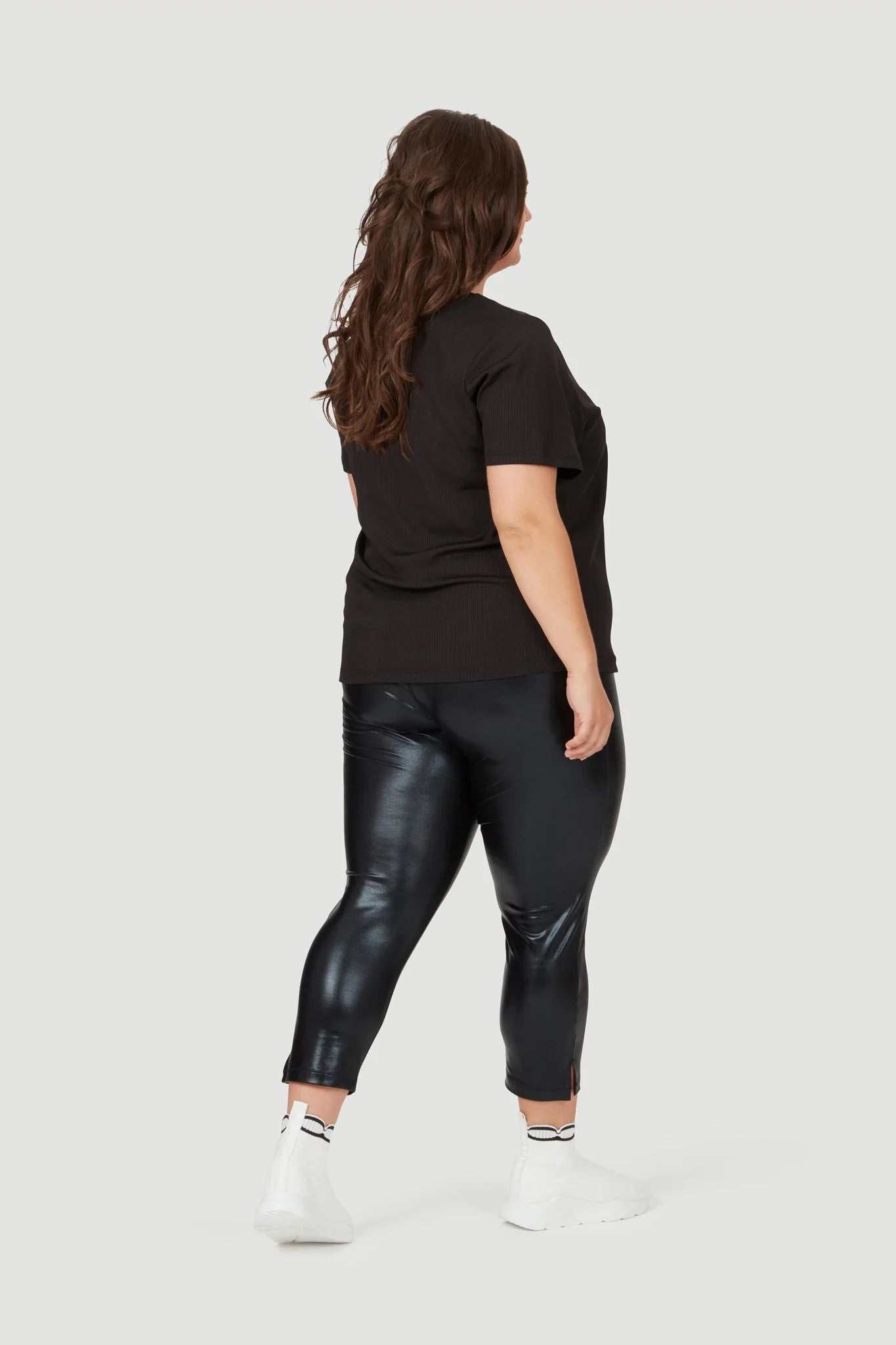 Form & Grace Stepped Hem Leggings - Gym Leggings - British D'sire
