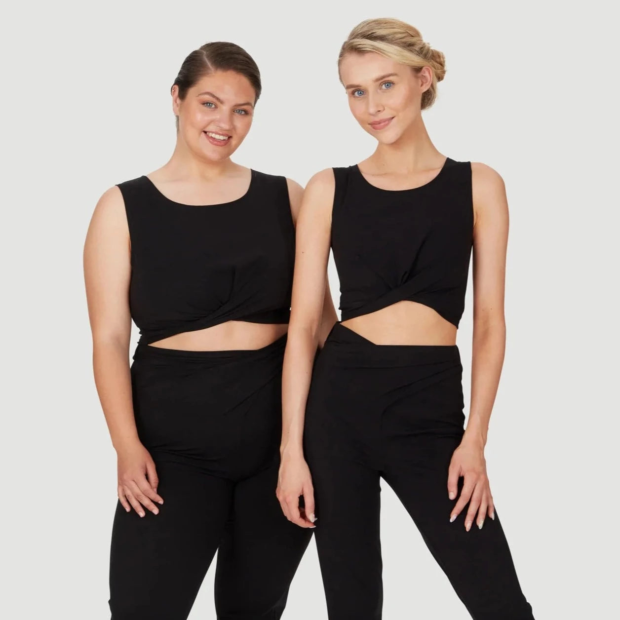 Form & Grace Wrap Front Crop Top - Womens Tees & Blouses - British D'sire