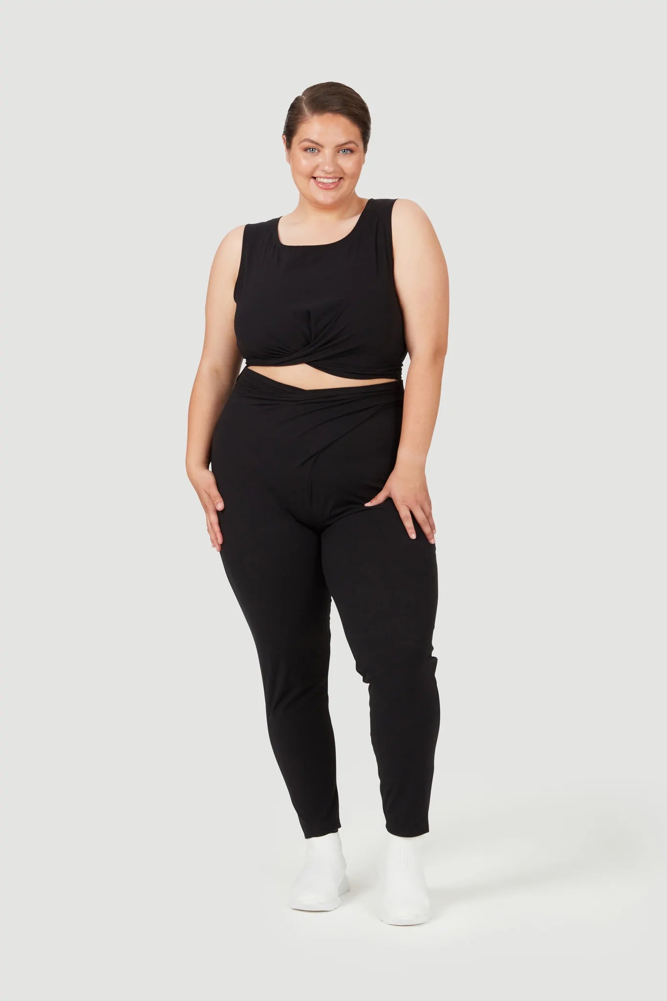 Form & Grace Wrap Waist Leggings - Gym Leggings - British D'sire