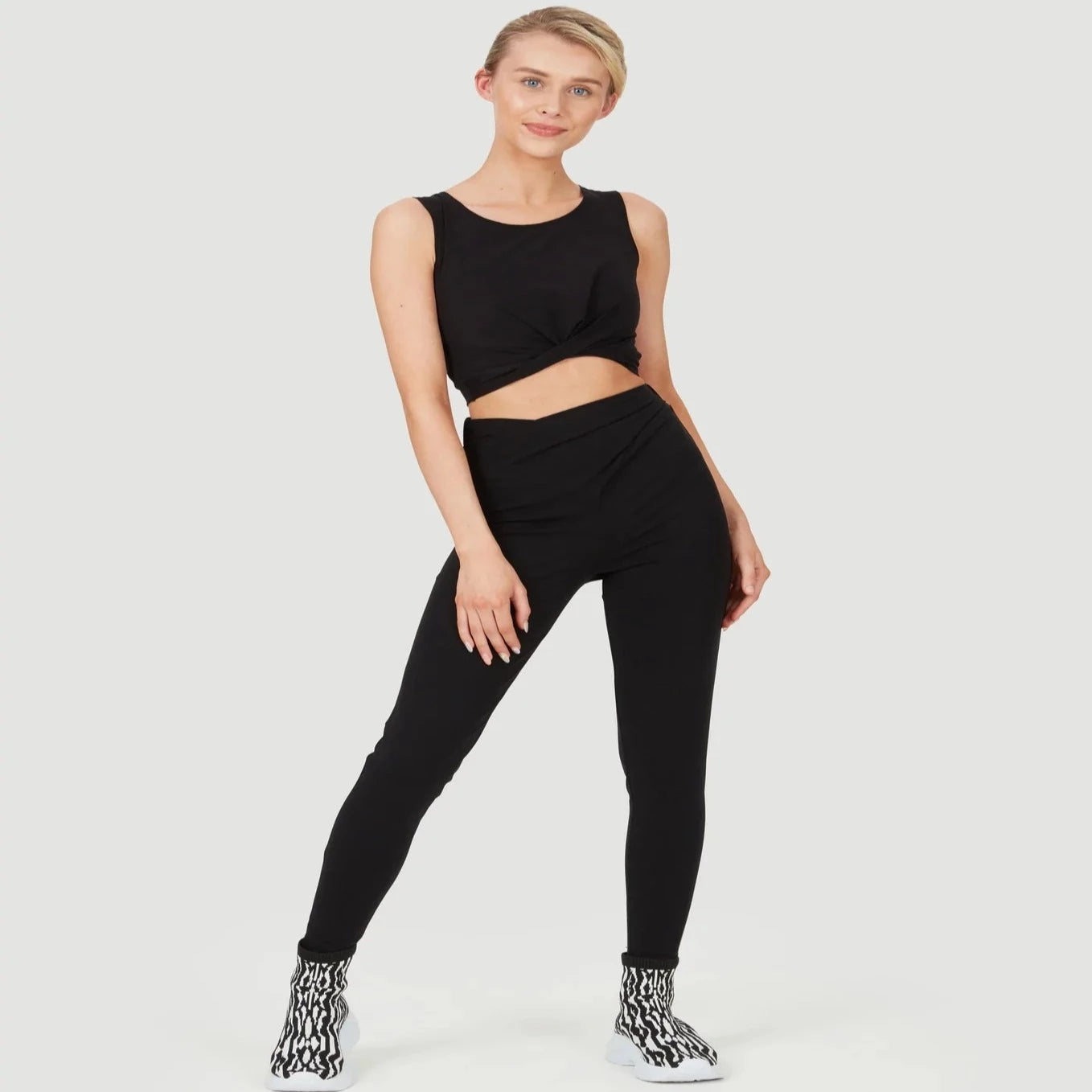 Form & Grace Wrap Waist Leggings - Gym Leggings - British D'sire