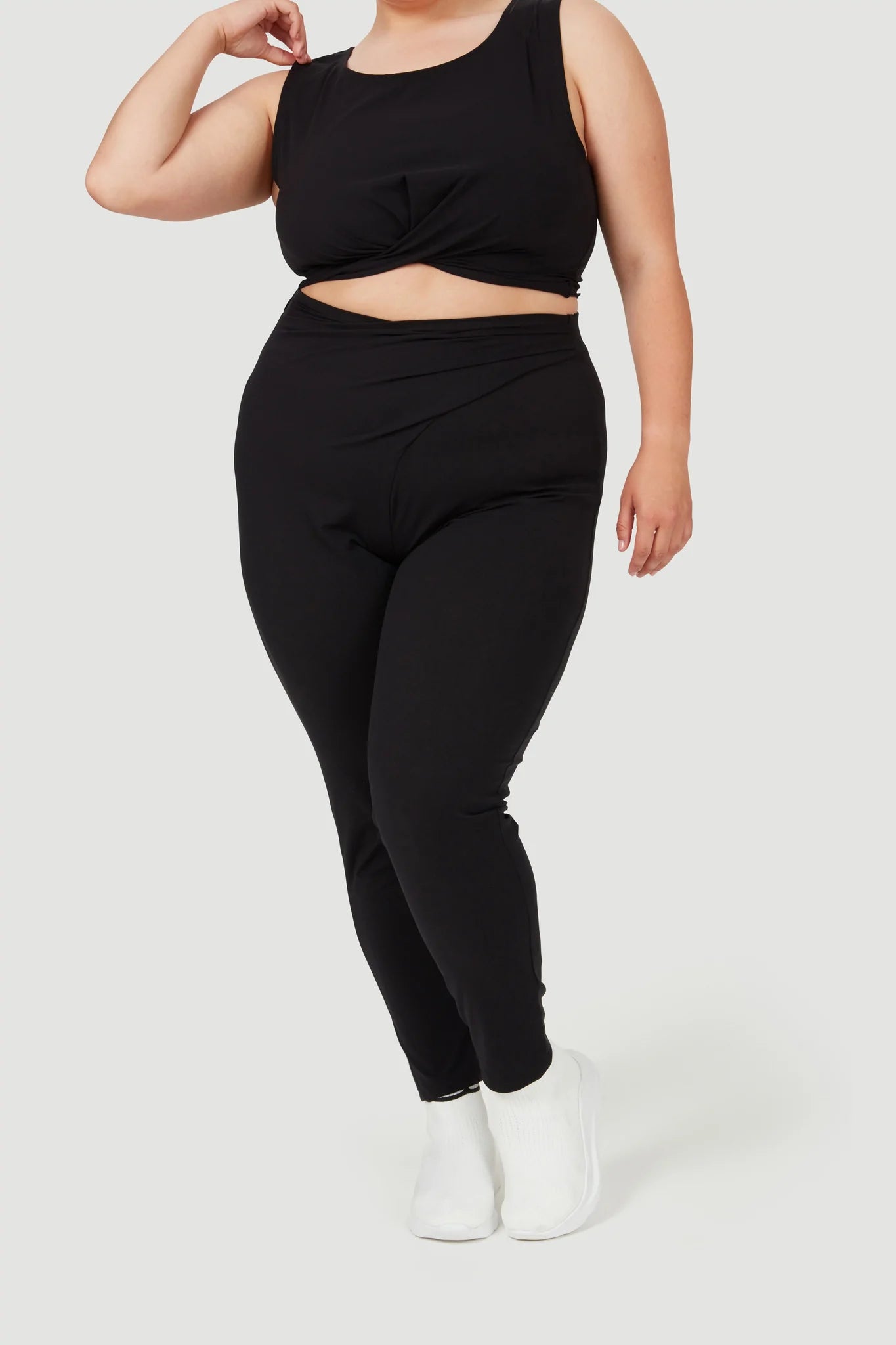 Form & Grace Wrap Waist Leggings - Gym Leggings - British D'sire