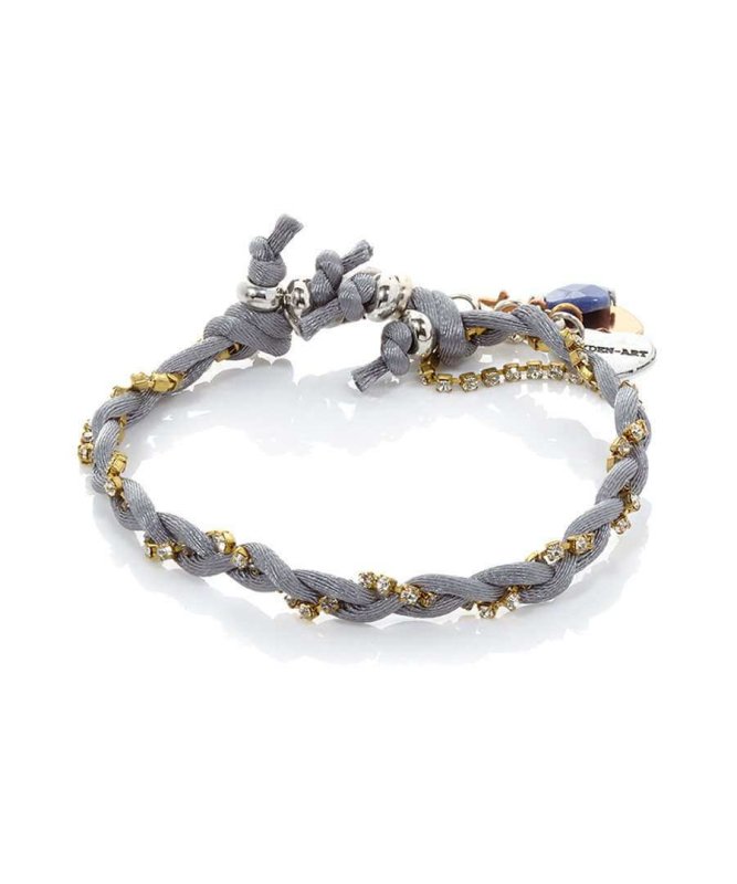 Friendship bracelets with Lapis lazuli stones & crystal - Bracelets - British D'sire