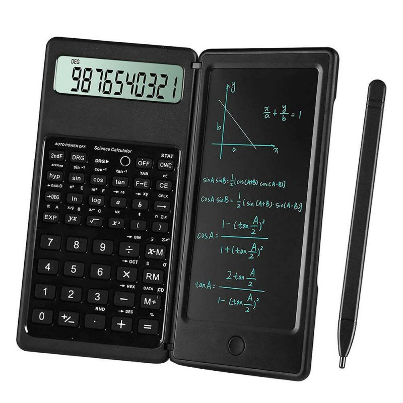 Function Model 6 inch Learning Business Office Portable Foldable LCD Writing Board Calculator - Calculator - British D'sire Main image