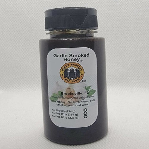 Honey Badgers Garlic Smoked Honey