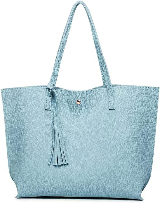 GDFAN Tote Bag for Women,Ladies Handbag,Soft PU Leather Large Capacity Women's Top Handle Shoulder Bag - British D'sire