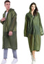 Gerhannery Portable Reusable Raincoat,2Pcs Waterproof Rain Poncho Travel Rain Jacket for Men and Women, Lightweight Rain Poncho Adult, Sports Rain coat Hooded for Festivals Cycling Outdoors - British D'sire