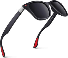 GQUEEN Polarised Sunglasses Mens Womens Lightweight TR90 Frame 100% UV400 Protection - British D'sire