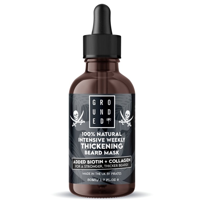 Grounded Beauty Biotine And Collagen Intensive Thickening Beard Mask - Men's Grooming - British D'sire