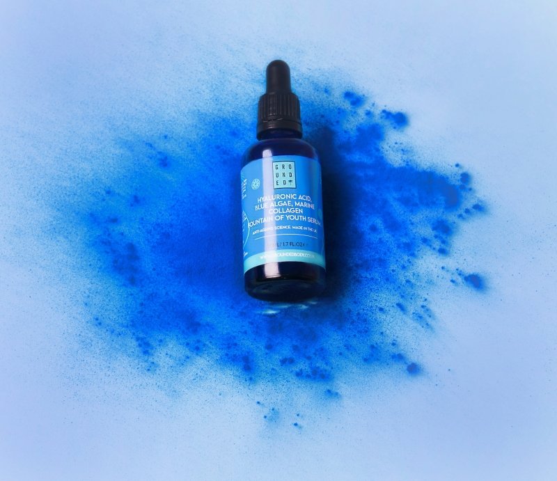 Grounded Beauty Blue Algae & Collagen Fountain Of Youth Facial Serum - Face Care - British D'sire