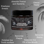 Grounded Beauty Charcoal Teeth Whitening Powder - Dental Care - British D'sire