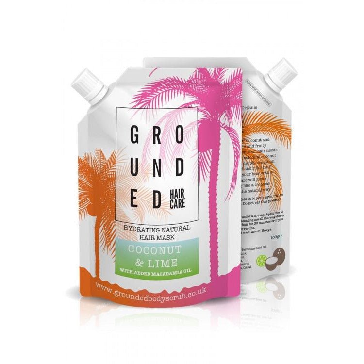 Grounded Beauty Coconut And Lime Hair Mask (100G) - Hair Care & Styling - British D'sire