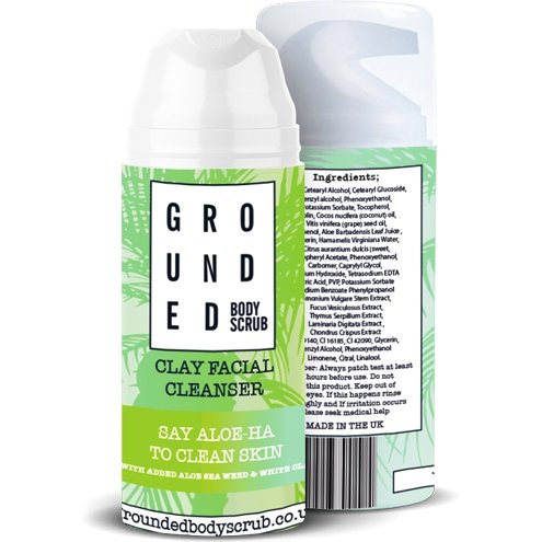 Grounded Beauty Moisture Boost Clay Facial Cleanser 150ml - Face Care - British D'sire